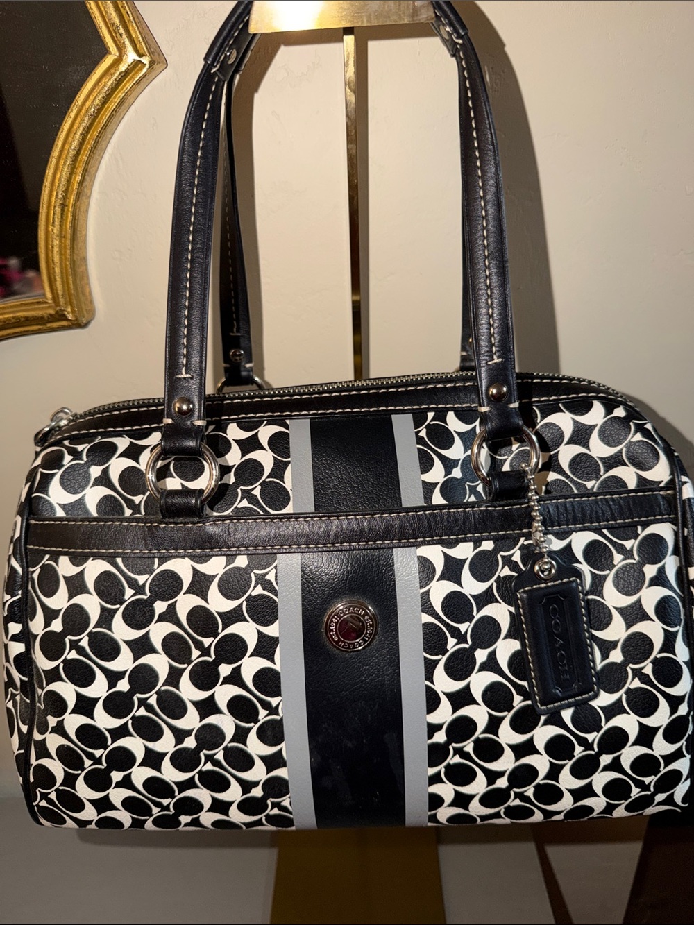Coach Chelsea Heritage Signature Satchel